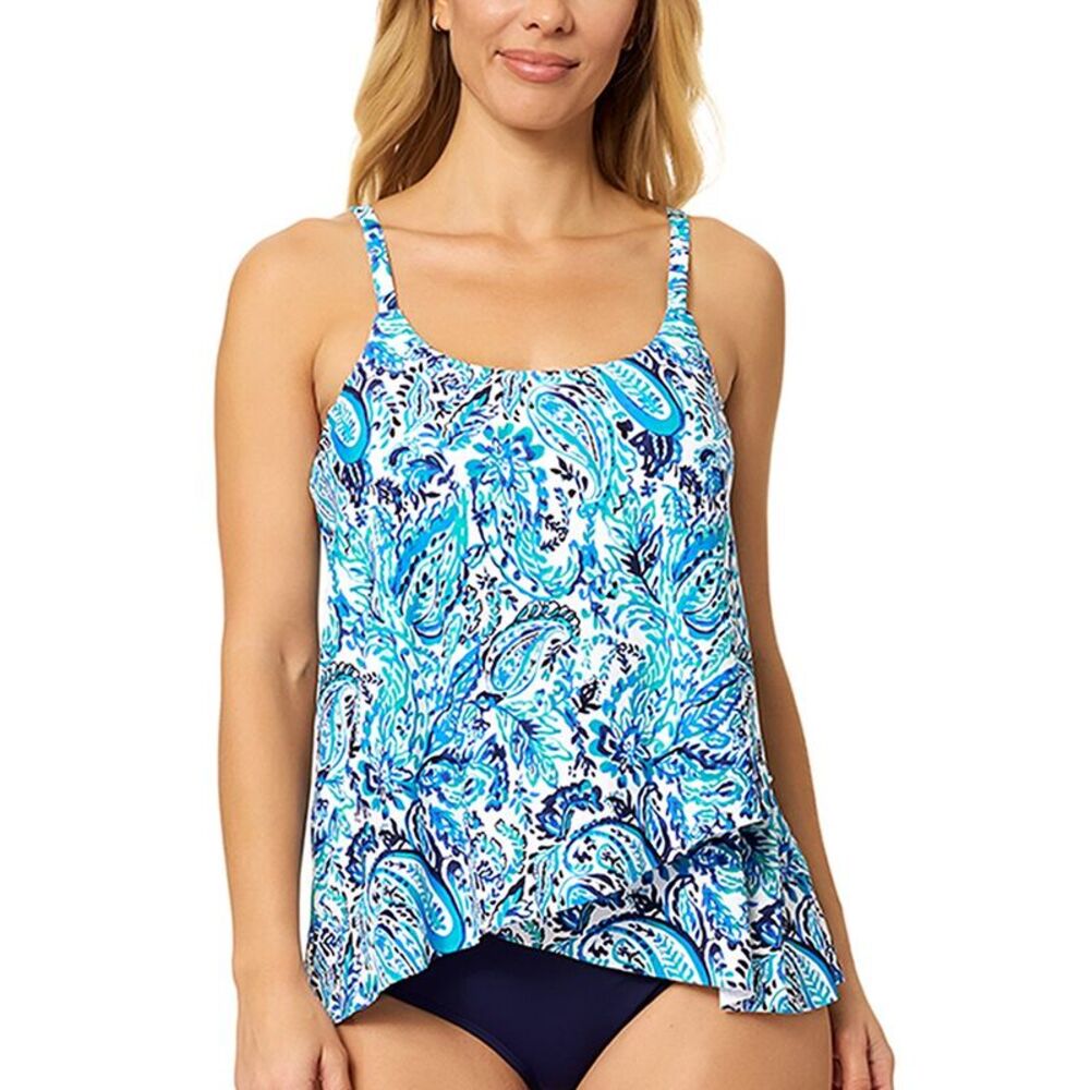 Leilani Womens  Cape Townini Tankini, White